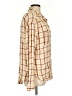 wonderly Plaid Ivory Long Sleeve Button-Down Shirt Size L - photo 4