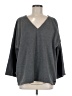 Sweaty Betty 100% Polyester Gray 3/4 Sleeve Top Size M - photo 1