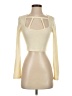 Shein Ivory Long Sleeve Top Size S - photo 1
