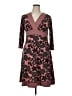Apt. 9 Floral Burgundy Casual Dress Size XL (petite) - photo 1
