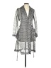 Yoana Baraschi 100% Polyester Silver Cocktail Dress Size 4 - photo 1