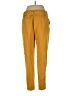 One By Chapter One Solid Yellow Casual Pants Size L - photo 2