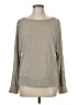 Love Scarlett Metallic Gray Pullover Sweater Size M - photo 1