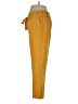 One By Chapter One Solid Yellow Casual Pants Size L - photo 5