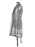 Yoana Baraschi 100% Polyester Silver Cocktail Dress Size 4 - photo 5
