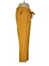 One By Chapter One Solid Yellow Casual Pants Size L - photo 4