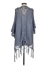 Vince Camuto 100% Polyester Gray Purple Kimono Size 0 - photo 2