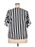 Unbranded 100% Polyester Black Short Sleeve Blouse Size XXL (estimated) - photo 2