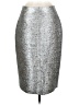 Diane von Furstenberg Metallic Silver Formal Skirt Size 8 - photo 1