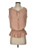 Theory Tan Sleeveless Blouse Size S - photo 1