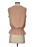 Theory Tan Sleeveless Blouse Size S - photo 2