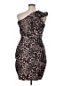 Parker Animal Print Black Cocktail Dress Size 16 - photo 2
