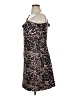 Parker Animal Print Black Cocktail Dress Size 16 - photo 5