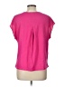 Modern Works Pink Short Sleeve Blouse Size L - photo 2