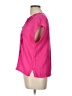 Modern Works Pink Short Sleeve Blouse Size L - photo 5
