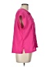 Modern Works Pink Short Sleeve Blouse Size L - photo 4