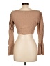 Shein Brown Long Sleeve Top Size L - photo 2