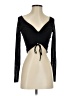 H:ours Black Long Sleeve Top Size S - photo 1