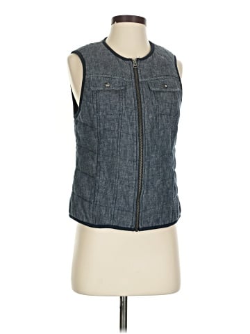 Christopher & Banks Denim Vest (view 1)
