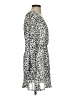 Great Jones Animal Print Silver Cocktail Dress Size S - photo 4