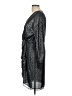 Pinko Metallic Silver Cocktail Dress Size 10 - photo 5
