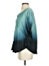 Unity Teal 3/4 Sleeve Blouse Size S - photo 5