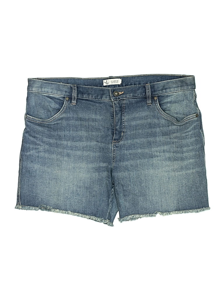Pre-owned Carve Designs Denim Shorts In Blue