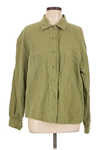 Forever 21 Long Sleeve Button-Down Shirt (view 1)