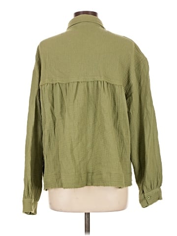 Forever 21 Long Sleeve Button-Down Shirt (view 2)