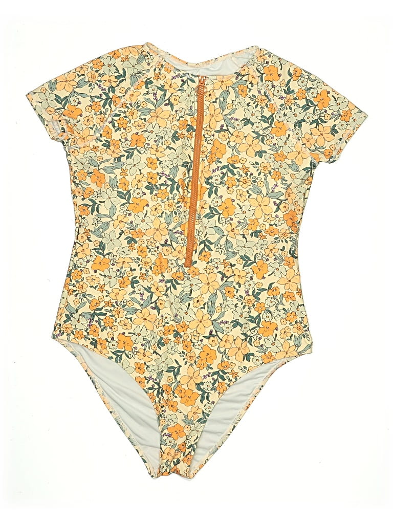 Pre-owned Unbranded Kimono In Orange