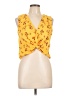 Thakoon Yellow Sleeveless Blouse Size 10 - photo 1