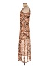 Louna Animal Print Brown Cocktail Dress Size M - photo 5