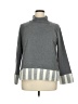 Trisha Tyler Gray Turtleneck Sweater Size XL - photo 1