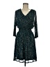 Harper Print Teal Casual Dress Size 6 - photo 1