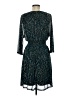 Harper Print Teal Casual Dress Size 6 - photo 2