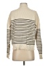 By Together Stripes Ivory Turtleneck Sweater Size S - photo 2