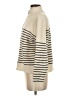 By Together Stripes Ivory Turtleneck Sweater Size S - photo 5