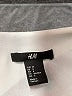 H&M 100% Polyester Graphic Silver Casual Dress Size 4 - photo 7