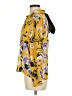 Ups & Downs 100% Polyester Floral Yellow Long Sleeve Blouse Size M - photo 5