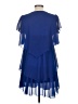 Assorted Brands Blue Short Sleeve Blouse Size M - photo 2