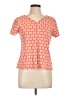 Croft & Barrow Orange Short Sleeve Blouse Size L - photo 1