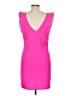 Buttons 100% Polyester Solid Pink Cocktail Dress Size M - photo 2