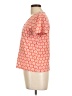 Croft & Barrow Orange Short Sleeve Blouse Size L - photo 5