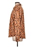 Maison d' Amelie Animal Print Orange Long Sleeve Blouse Size L - photo 5