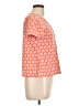 Croft & Barrow Orange Short Sleeve Blouse Size L - photo 4