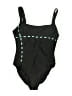 Trimshaper Graphic Black One Piece Swimsuit Size 14 - photo 1