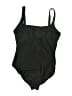 Trimshaper Graphic Black One Piece Swimsuit Size 14 - photo 2