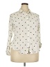 Como Vintage 100% Rayon Polka Dots Ivory Long Sleeve Blouse Size 2X - photo 1