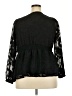 Torrid 100% Polyester Black 3/4 Sleeve Blouse Size 2X Plus (2) - photo 2