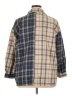 Shein Curve Plaid Blue 3/4 Sleeve Blouse Size 14 Plus (1) - photo 2